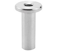 Wadakada Manchons de Protection En Acier Inoxydable Pour Garde-Corps de Câble de 1/8 Pouce, Poteaux En Bois, Balustrade de Bricolage T316 Grade Paquet de 24