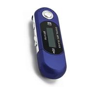 Wadakada Mini Lecteur MP3 USB 2.0 Petite Clé USB Lecteur de Musique LCD Multilingue avec Prise Audio 3,5 mm Arrêt Automatique Installation Facile Facile à Utiliser (B)