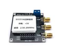 Wadakada Module SI5351 Générateur D'Horloge Haute Précision de 2,5K à 200MHz avec Couvercle de Blindage