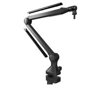 Wadakada Nouveau Support de Microphone de Bureau, Support de Microphone Réglable, Bras de Suspension en Porte-à-Faux, Bras de Ciseaux pour la Diffusion en Direct