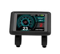 Wadakada Panneau de Vélo Électrique UKC1+ Affichage Couleur LCD Affichage de Scooter de Vélo Électrique avec Connecteur USB SM