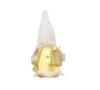 Wadakada Peluche de Gnomes de Noël pour Décoration de Noël Poupée Rudolph avec Lumière LED Ornement Elfe sans Cadeaux de Noël an-B Facile à Utiliser 30 X 15 cm