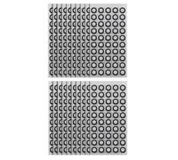 Wadakada Point Cible Réfléchissant 1000 Points Système de Marquage par Numérisation 3D Scanner 3D Portable à L'Intérieur de 6 Points Réflecteurs 10 Mm