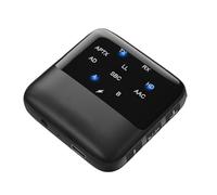 Wadakada Récepteur Émetteur Bluetooth 5.2 HD à Faible Latence 3,5 mm AUX 2 en 1 Adaptateur Audio sans pour Haut-Parleurs de Voiture, TV, PC, Etc.