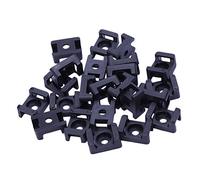 Wadakada Screw Supports De Fixation Pour Selle Bases Attache De Câble Support 23Mmx16Mm 30 Unités Noir