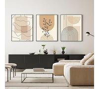 WADBTP Ensemble de posters bohèmes modernes, décoration murale pour chambre et salon, plantes abstraites, 40 x 60 cm, sans cadre