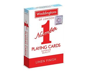 Waddingtons Cartes à jouer "Numéro 1" (couleurs rouge et bleu)