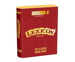 Waddingtons Number 1 Lexicon Book The Classic Word Game, créez des Mots croisés et des anagrammes, Jeu de Voyage éducatif, Excellent Cadeau pour Les Enfants de 8 Ans et Plus