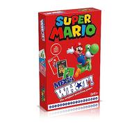 Waddingtons Number 1 Super Mario Mega WhHOT! Édition Deluxe, Le Jeu Original Assorti Maintenant avec Un Plateau de Jeu personnalisé, Match Luigi et Yoshi, Cadeau pour Les Enfants de 5 Ans et Plus
