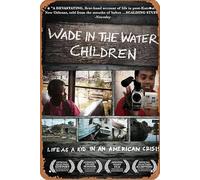 Wade in the Water, Affiche de film de film rétro en métal pour maison, caverne, bar, club, panneau en métal 20,3 x 30,5 cm