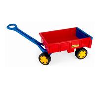 Wader Quality Toys – Chariot à main géant 10950 – Axes en acier, 60 kg, env. 95 cm, dès 12 mois