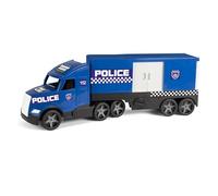 Wader 36201 - Magic Truck Véhicule d'intervention de la Police avec Porte latérale, Taille env. 79 cm, pour Enfants à partir de 3 Ans, Convient comme Cadeau pour Jeux créatifs