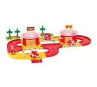 Wader - 53310 - jouet d'éveil - circuit véhicules caserne des pompiers multicolore G