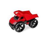 Wader 64000 - Maximus Benne basculante en Rouge avec Benne verrouillable et pneus Larges, Taille env. 59 cm, pour Enfants à partir de 12 Mois, Convient comme Cadeau pour Jeux créatifs
