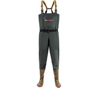 Waders De Hanche Waders De Pêche Légers en Plein Air pour Hommes Et Femmes PVC Bottes De Cuissarde De Poitrine Imperméables pour Le Wading Et La Chasse, Green, 8