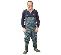 Shakespeare Sigma Wader en Nylon Imperméable avec Bottes pour Homme et Femme. pour Pêcher du Bord et en RIVière, Pêche à la Mouche