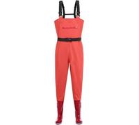 Waders Hip Waders en PVC pour Femmes avec des Bottes, Cuissardes De Poitrine Imperméables Légères pour La Pêche Et La Chasse, Antidérapantes Et Respirantes, Orange, 6