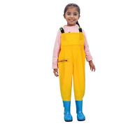 Waders Pantalon Enfants,Imperméable Coupe-Vent Pantalons et imperméable Pluie de pour Enfants Tout-Petits Children D'Extérieur Anti-Boue Sale 2-9 Ans
