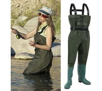 Waders / pantalons de pêche Jiubiaz taille 45 en nylon avec crochet 100% étanche
