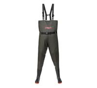 Waders Peche Homme - Neoprene Pêche Cuissardes - imperméables avec Bottes intégrées et Semelles en Feutre pour Une adhérence maximale - isolées et durables, pour Les activités de Plein air, S-XL