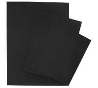 WADORN 12 pièce 3 Tailles Tapis Noirs Non Découpés, Kit de Présentation de Passe Partout Prédécoupé de Support Mat Non Découpé Passe Partout Rectangulaire pour Photos Encadrement Œuvres d'art