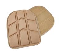 WADORN 2 pièces Plaques de Gilet Tactique Mousse EVA Nylon Coussinets d'Amortissement 33x26.3cm Brun Plaques Intérieures Respirantes pour Sac à Dos Porteur Corporelle Torse Dos Entrainement Tactique