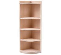 WADORN Bibliothèque Miniature Maison Poupée, Bibliothèque Bois à 5 Niveaux 1:12 Meuble de Maison de Poupée Petite Étagère à Livres Cabinet d'Exposition pour Livres Miniatures Accessoires de Chambre