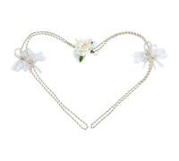 WADORN Corde de Lasso de Mariage Cordon de Serrage à Fleurs Blanches pour Mariages Lazo Para Boda Catolica Lazo Para Boda Los Novios Cristiana pour Mariage Traditionnelles Cadeau de Mariée