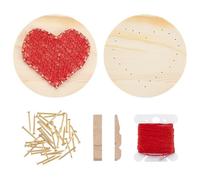 WADORN Love Heart DIY Craft Set for Beginners, DIY String Art Kit Romantic Creative Craft Kits for Adult Christmas Valentine's Gift Fun Home Wall Table Decor Activities