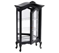 WADORN Maison de poupée miniature à l'échelle 1:12, étagère de présentation à boucle magnétique, mini meuble de maison de poupée en bois, étagère simple présentoir pour maisons de poupée, accessoires