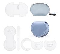 WADORN Modèle de Portefeuille Acrylique Clair Pochoir Sac à Main