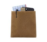 WADORN Pochette Tactique Crochet et Boucle, Pochette Admin EDC Polyvalente pour Carnet Mini et Téléphone Portable, Organisateur de Stockage Mince 16x15.3x0.45cm pour Sac à Dos, Gilet Tactique, Olive