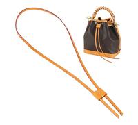 WADORN Sangle de Cordon en Cuir PU pour Sac Seau Noe, Sangle de Traction Détachable pour Sac à Main, 92cm, Remplacement de Sac à Crochet, Lots pour Sac Seau Noe BB NM GM, Chameau