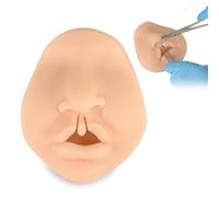 WADPP Modèle de Suture pour Fente Labiale en Silicone, Simulateur de Chirurgie Buccale 3D pour Étudiants en Médecine et Infirmiers, Démonstration Clinique et Hospitalière,BilateralCleftLipModel