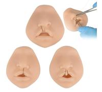 WADPP Modèle de Suture pour Fente Labiale en Silicone, Simulateur de Chirurgie Buccale 3D pour Étudiants en Médecine et Infirmiers, Démonstration Clinique et Hospitalière,CleftLipModelSet