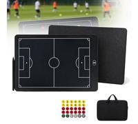 WADPP Tableau tactique de football LCD électronique avec 30 pions magnétiques