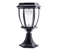 WADRBSW Creative Art Design Rétro Lumière Solaire Extérieure Colonne Lampe Frontale Lampe De Patio Applique Murale Étanche Porte Pilier Lampe Paysage Villa Jardin Décoration Extérieure 20 CM * 35 CM