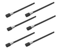 WADY Lot de 6 porte-embouts magnétiques à changement rapide 60 mm 1/4", pour perceuse, tournevis, vis filetée de Makita, Metabo, Bosch, Dewalt, idéal (150 mm)