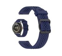Waekethy 20mm Bracelet pour Garmin Vivoactive 5/Vivoactive 3/Venu/Venu sq/Venu sq 2/Venu 2 plus, Respirable Silicone Bracelet Montre Compatible avec Forerunner 55 158 165 245 645 Music (bleu)