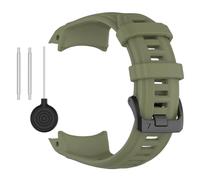 Waekethy Bracelets pour Garmin Instinct 3 45mm 50mm, Réglable Soft Silicone Bracelet Montre Sports Smartwatch Strap Compatible avec Garmin Instinct 3 (vert, Instinct 3 45mm)