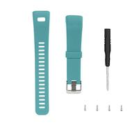 Waekethy Bracelets pour Garmin Vivosmart HR+, Silicone Sports Remplacement Bracelet de montres Compatible avec Vivosmart HR Plus (Teal)