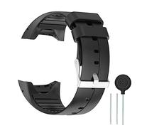 Waekethy Bracelets pour Polar M400/M430, Douceur Silicone Sport Remplacement Bracelet de montres Compatible avec Polar M400/Polar M430 (Noir)