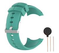 Waekethy Bracelets pour Suunto Spartan Ultra, Douceur Silicone Sports Remplacement Bracelet de montres Compatible avec Suunto Spartan Ultra (Teal)