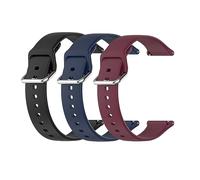 Waekethy Bracelets pour Ticwatch Pro 5, Bracelet Montre 24mm Soft Silicone Sport Bracelet Compatible avec Ticwatch Pro 5 Smartwatch pour Femmes et Hommes