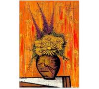 Waeta Rnvzx Bernard Buffet Affiches Bernard Buffet Impressions Abstrait《Fleurs》Art Mural Bernard Buffet Peinture sur Toile pour Chambre Décoration Intérieure Photos 40x50cm sans Cadre