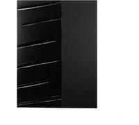 Waeta Rnvzx Célèbres Affiches Pierre Soulages Noir Ligne Idéale Art Mural Et Impressions Pierre Soulages Tableau sur Toile pour Chambre Décoration De La Maison Images 40x60cm sans Cadre