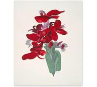 Waeta Rnvzx Georgia O'keeffe Affiche Georgia O'keeffe Impressions 《Red Canna》 Art Mural Georgia O'keeffe Peinture sur Toile Fine Pictures pour la décoration intérieure 50x70 cm sans Cadre