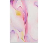 Waeta Rnvzx Georgia O'keeffe Posters 《Coquille Rose, 1931》 Art Mural Georgia O'keeffe Imprime Une Peinture sur Toile Abstraite pour la décoration de la Chambre - 40 x 60 cm - 1 sans Cadre