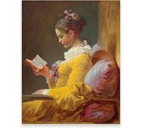 Waeta Rnvzx Jean-Honoré Fragonard Affiche Célèbre Peinture Jeune Fille Lecture Impressions Femme Portrait Toile Art Mural Pour Décor Intérieur Photo 50x70cm Sans Cadre