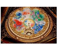 Waeta Rnvzx Marc Chagall Posters《Plafond de l’Opéra de Paris》Toile Art mural Marc Chagall imprime Abstrait peinture pour la décoration intérieure 50x60cm sans cadre